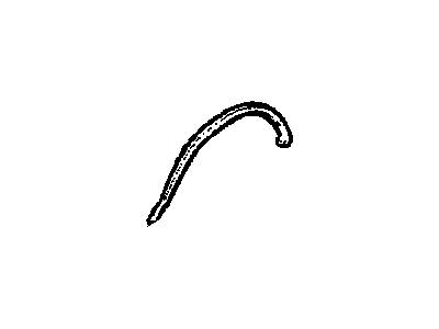 GM 14013610 Wheel Opening Molding, Front Passenger Side