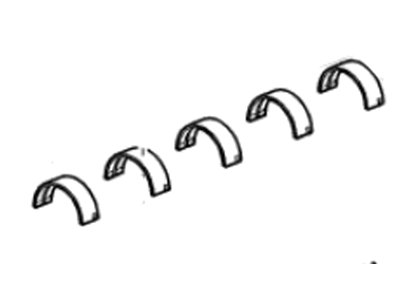 Chevy Colorado Crankshaft Thrust Washer Set - 12625400
