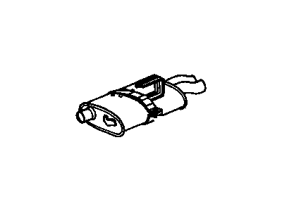 Chevy Cavalier Muffler - 22545541