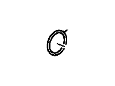 Chevy 13317915 RING,FRONT WHEEL DRIVE SHAFT TRI-POT JOINT SPIDER RETAINER(PART OF 2)(*KIT1,KIT4)(6.056)