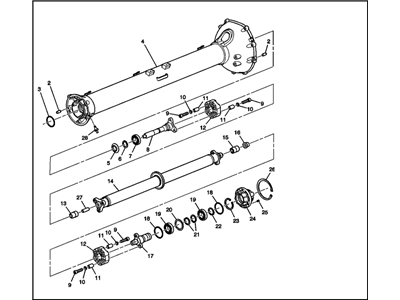 Chevy 24242142 Drive Shaft