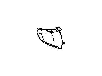 GM 95461563 Cover, Front Seat Back Reclining, Jet Black