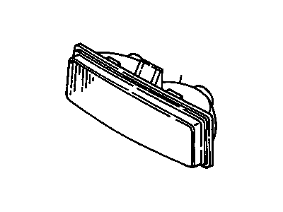 Pontiac Fiero Headlight - 16509658