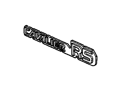 Chevy Cavalier Emblem - 22572188