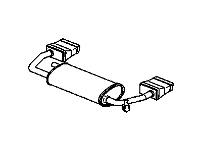 1988 Oldsmobile Toronado Muffler - 1647734