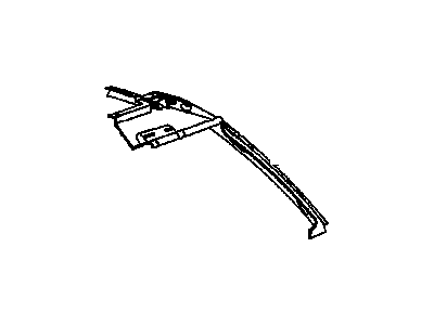 Saturn 21126092 Rear Corner Pillar