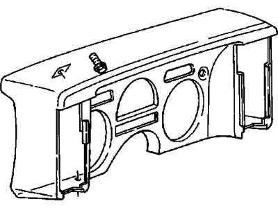 GMC 15642520 Cluster Panel