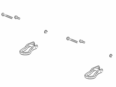 Chevy 84192871 HOOK PKG,FRONT TOW(INCLUDES 2-5)(TORCH RED)(INSTALL 0.50)(3.48 KGS)