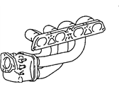 Chevrolet Prizm Intake Manifold - 94856789 Manifold