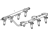Cadillac Fuel Rail - 12580649 Fuel Rail