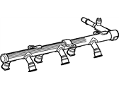 Cadillac SRX Fuel Rail - 12572886 Fuel Rail
