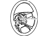 Cadillac Eldorado Parts - 12480930 Steering Wheel