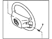 Chevrolet Prizm Parts - 94857871 Steering Wheel, Charcoal
