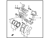 Chevrolet Metro Brake Calipers - 30019360 Caliper, Front Passenger Side