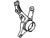 Chevrolet Metro Steering Knuckle - 30013290 Knuckle, Passenger Side