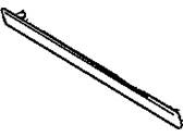 Cadillac Door Moldings - 12480843 Lower Molding, Front Passenger Side