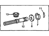 Chevrolet Prizm Clutch Master Cylinder - 94859175 Master Cylinder Repair Kit