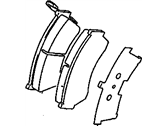 Chevrolet Metro Brake Pad - 91173482 Brake Pads