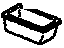 GM 12481300 Ashtray, Front