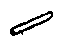 GM 12491265 Body Side Molding, Rear Passenger Side