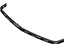 GM 15574114 Impact Strip, Black, Front, Rubber