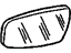 GM 12453281 Mirror Glass, Rear Driver Side