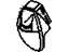 GM 22712810 Seat Belt Guide, Gray