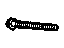 GM 11518036 Belt & Retractor Bolt, Front