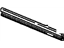 GM 22592235 Body Side Molding, Black, Front