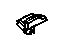 GM 22821892 Seat Belt Guide, Black