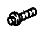 GM 11609660 Center Seat Belt Mount Bolt