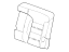 GM 84173357 Cover, Rear Seat Back