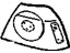 GM 19169008 Tail Lamp Assembly, Driver Side