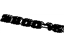 GM 10405346 Nameplate, Silver, Front