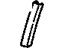 GM 20718108 Molding, Rear Passenger Side
