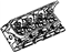 GM 12562319 Cylinder Head