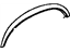 GM 10091166 Wheel Opening Molding, Front Passenger Side