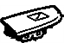 GM 20837678 Switch Bezel, Rear Passenger Side