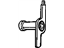 GM 22531300 Wrench, Tire Valve And Cover Lock, Silver