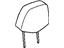 GM 20830413 Headrest, Titanium, Front
