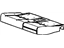 GM 25816398 Seat Cushion Pad, Rear Driver Side