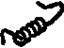 GM 88971196 Spring, Parking Brake Brake Shoe Strut