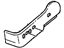 GM 16789937 Panel, Front Seat Cushion Side, Black, Driver Side