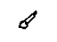 GM 25626452 Retainer, Rear Quarter And Roof Rail Assist Strap