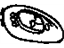 GM 25635867 Bezel, Passenger Side
