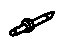 GM 12338153 Lock Cylinder Rivet, Front