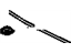 GM 19259376 Retainer Kit, Front Floor Mat (Carpet), Black