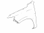 GM 84384206 Fender, Front Driver Side