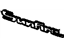 GM 22596481 Nameplate, Front
