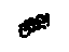 GM 15951616 Retainer, Rear Side Door Trim